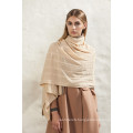 Hot selling hollow out suede shawl with low price